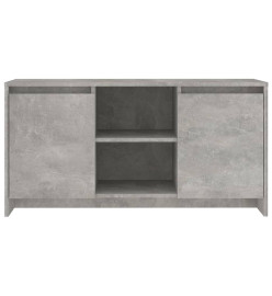 Meuble TV Gris béton 102x37,5x52,5 cm Aggloméré