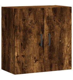 Armoire murale chêne fumé 60x31x60 cm bois d'ingénierie