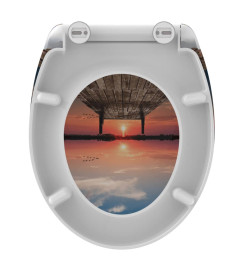 SCHÜTTE Siège de toilette avec fermeture en douceur SUNSET SKY