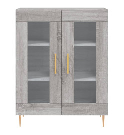 Buffet sonoma gris 69,5x34x90 cm bois d'ingénierie