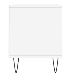 Meuble TV blanc 100x34,5x44,5 cm bois d'ingénierie