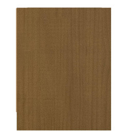 Table de chevet Marron miel 40x30,5x40 cm Bois de pin massif