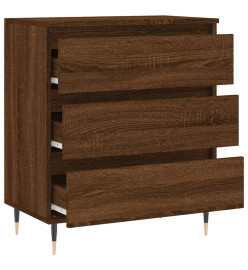 Buffet Chêne marron 60x35x70 cm Bois d'ingénierie