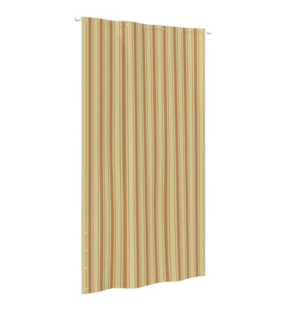 Écran de balcon Jaune et orange 140x240 cm Tissu Oxford