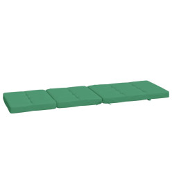 Coussins de chaise longue lot de 2 vert tissu oxford