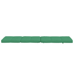 Coussins de chaise longue lot de 2 vert tissu oxford