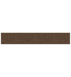 Panneaux muraux 12 pcs Marron 90x15 cm Tissu 1,62 m²