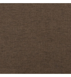 Panneaux muraux 12 pcs Marron 90x15 cm Tissu 1,62 m²