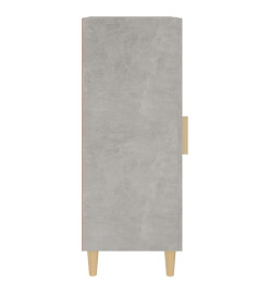 Buffet Gris béton 34,5x34x90 cm Bois d'ingénierie