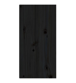 Armoire murale Noir 30x30x60 cm Bois de pin massif