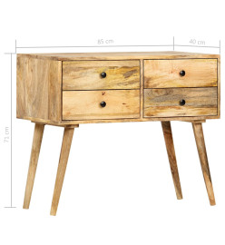 Buffet 85 x 40 x 71 cm Bois de manguier massif