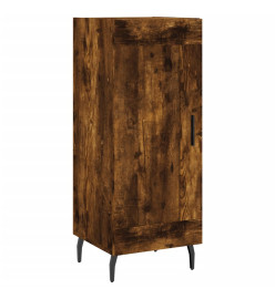 Buffet Chêne fumé 34,5x34x90 cm Bois d'ingénierie