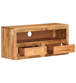 Meuble TV 88x30x40 cm Bois d'acacia massif