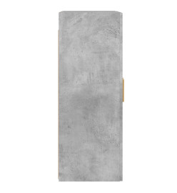 Armoires murales 2 pcs gris béton bois d'ingénierie