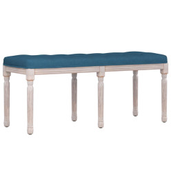 Banc Bleu 110x40x49 cm Velours