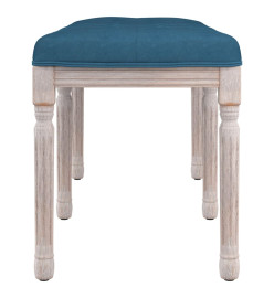 Banc Bleu 110x40x49 cm Velours