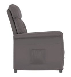 Fauteuil inclinable Gris Similicuir