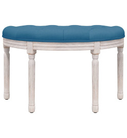 Banc Bleu 81,5x41x49 cm Velours