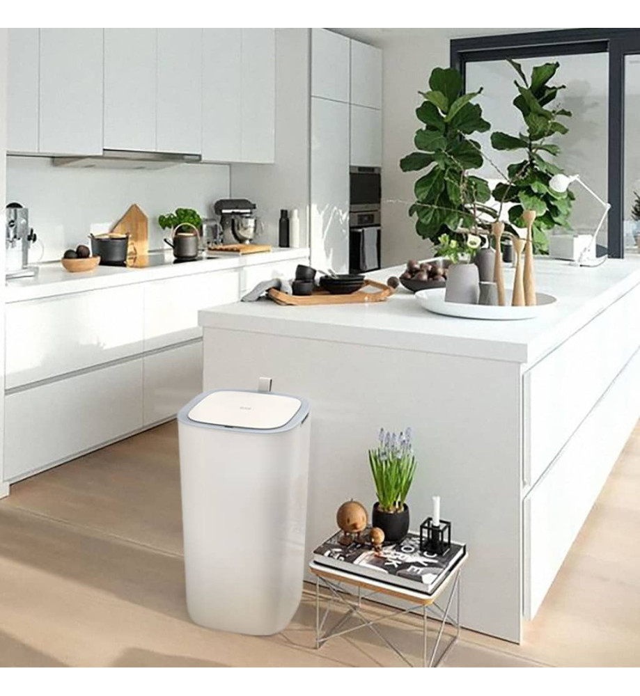 EKO Poubelle à capteur Morandi Smart 30 L Blanc