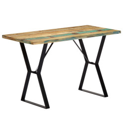 Table de salle à manger 120x60x76cm Bois de récupération massif