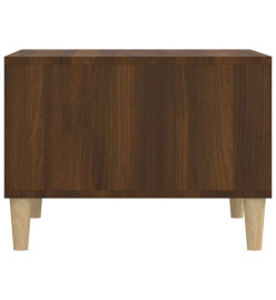 Table basse Chêne marron 60x50x36,5 cm Bois d'ingénierie