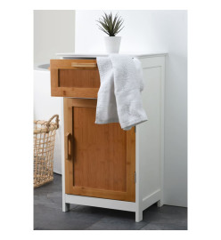 Bathroom Solutions Armoire avec porte et tiroir MDF