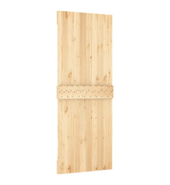 Porte 80x210 cm bois massif de pin