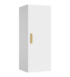 Armoire murale Blanc 34,5x34x90 cm Bois d'ingénierie