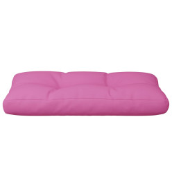 Coussin de palette rose 70x40x12 cm tissu