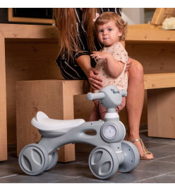 Bo Jungle Trotteur bébé B-Bike Jumpy Gris