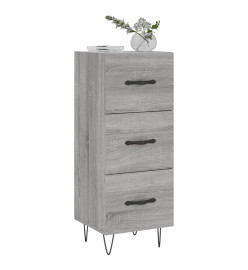 Buffet Sonoma gris 34,5x34x90 cm Bois d'ingénierie