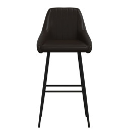 Tabouret de bar Gris Similicuir