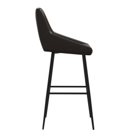 Tabouret de bar Gris Similicuir