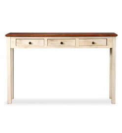 Table console Bois de manguier Sesham massif 120x30x76 cm