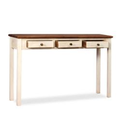 Table console Bois de manguier Sesham massif 120x30x76 cm