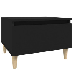 Table d'appoint Noir 50x46x35 cm Bois d'ingénierie