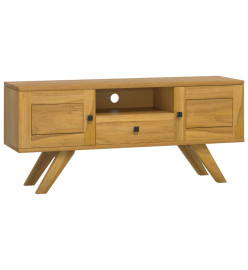 Meuble TV 110x30x50 cm Bois de teck solide