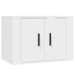 Meubles TV muraux 3 pcs blanc 57x34,5x40 cm