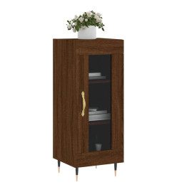 Buffet Chêne marron 34,5x34x90 cm Bois d'ingénierie