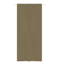 Écran de balcon Taupe 120x240 cm Tissu Oxford