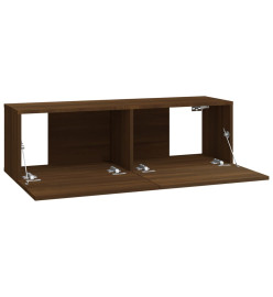 Ensemble de meubles TV 6 pcs Chêne marron Bois d'ingénierie