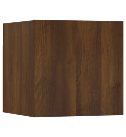 Ensemble de meubles TV 6 pcs Chêne marron Bois d'ingénierie