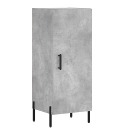 Buffet Gris béton 34,5x34x90 cm Bois d'ingénierie