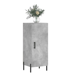 Buffet Gris béton 34,5x34x90 cm Bois d'ingénierie