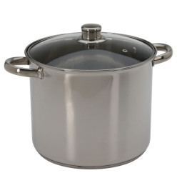 Excellent Houseware Casserole avec couvercle 9 L Acier inoxydable