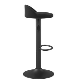 Tabourets de bar 2 pcs Noir Velours