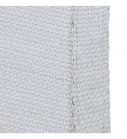 Livin'outdoor Tissu d'ombrage Iseo PEHD carré 3,6x3,6 m Blanc