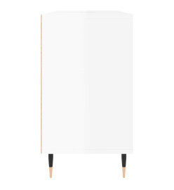 Armoire de salle de bain blanc brillant 80x33x60 cm