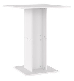 Table de bistro Blanc 60x60x75 cm Aggloméré