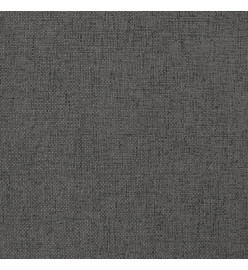 Repose-pied Gris foncé 60x60x36 cm Tissu